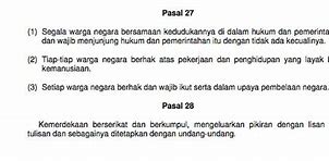 Pasal 28 Ayat 1 Berbunyi Apa Jelaskan